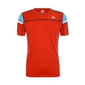 T-shirt . rosso/bianco/nero/turchese