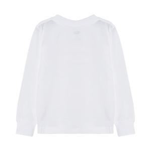 T-shirt levi's. bianco/rosso