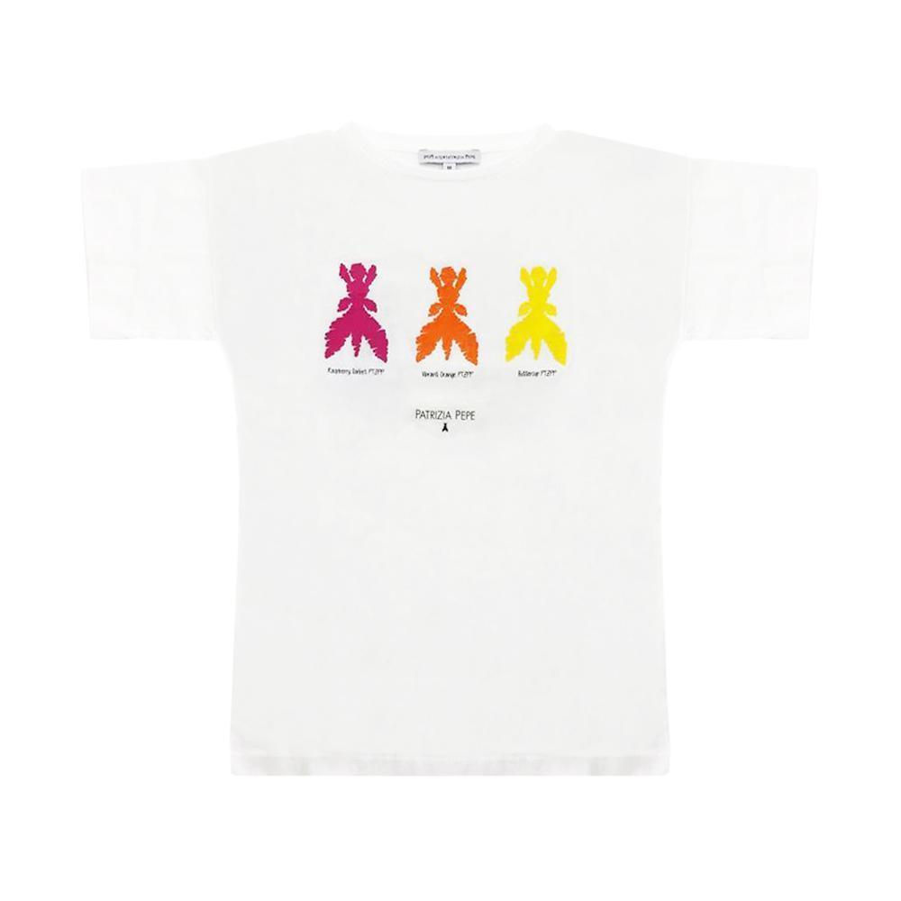 patrizia pepe t-shirt patrizia pepe. bianco