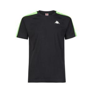 T-shirt . nero/verde