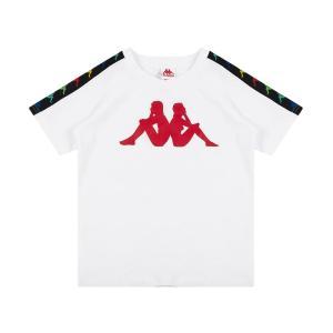 T-shirt . bianco/rosso