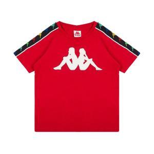 T-shirt . rosso/bianco