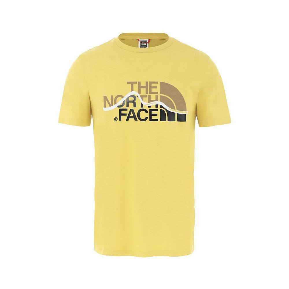 the north face t-shirt the north face. giallo