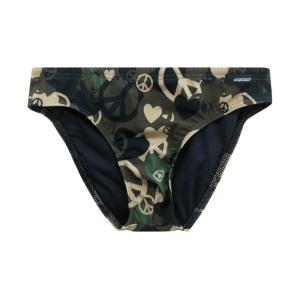 Costume slip . verde militare