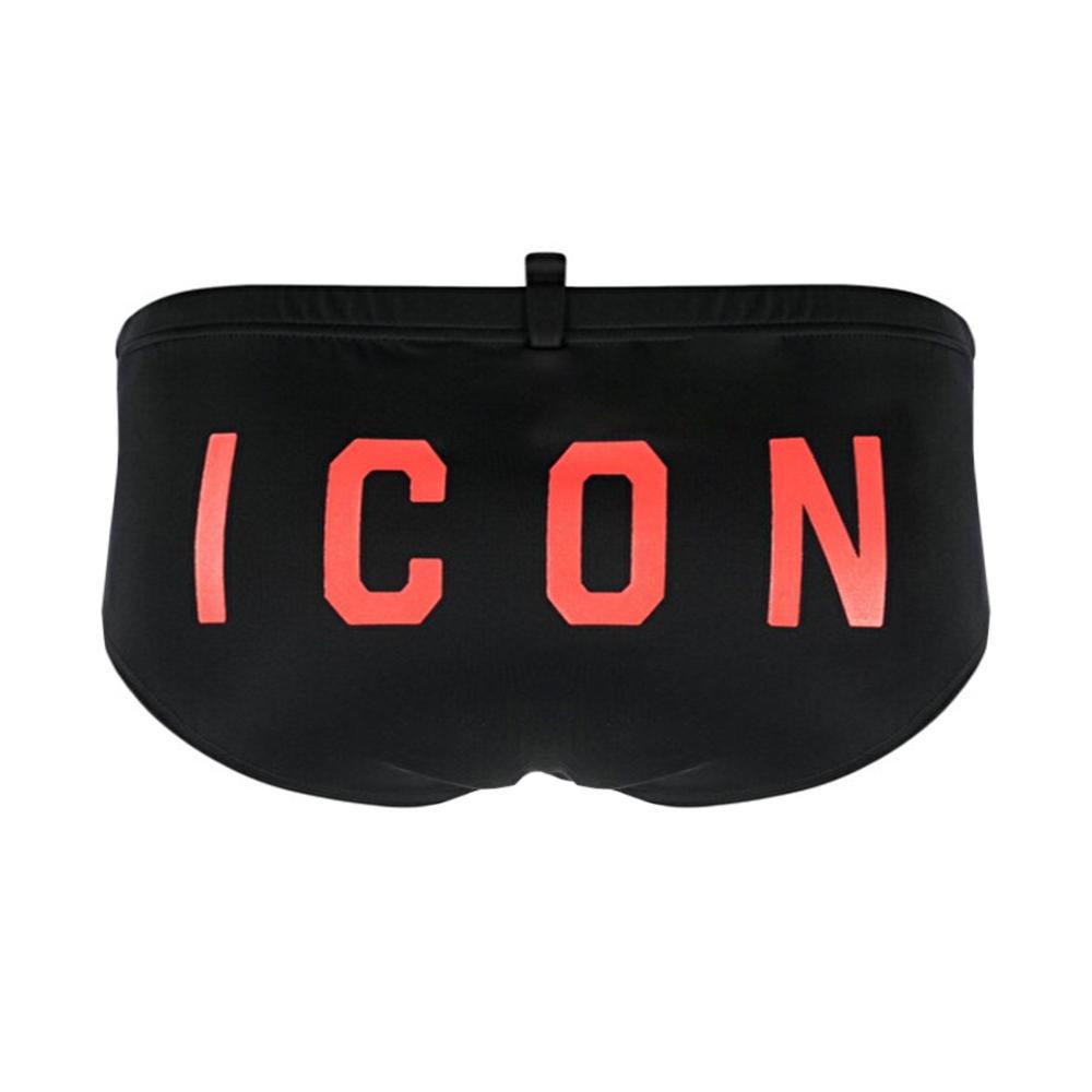 dsquared slip mare dsquared. nero/rosso