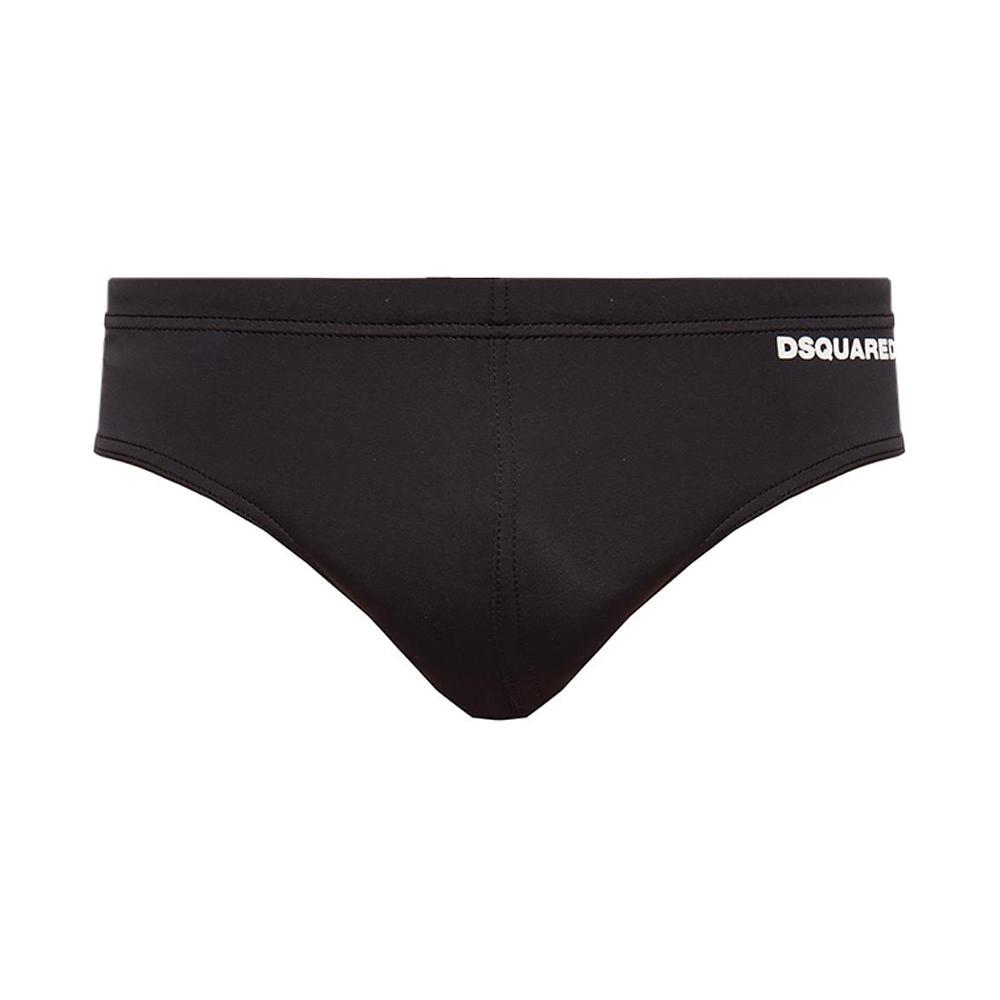 dsquared slip mare dsquared. nero/bianco - foto 2