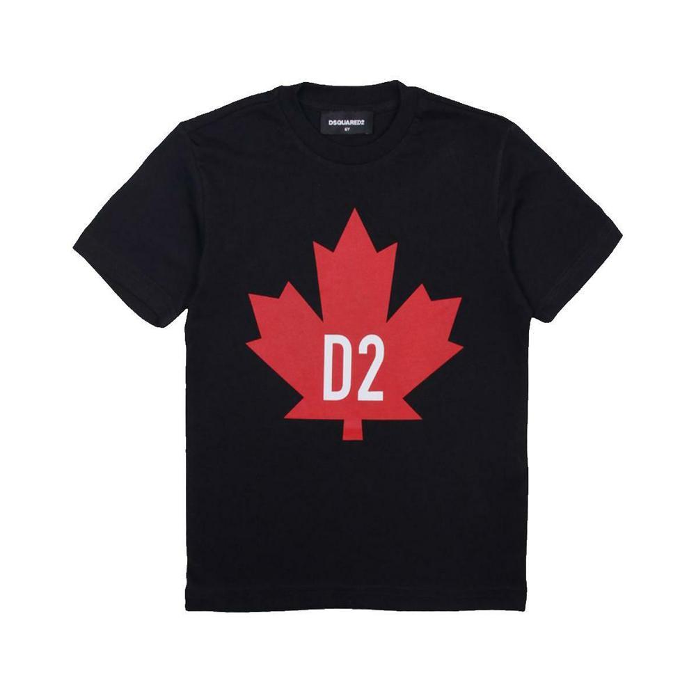 dsquared dsquared t-shirt. nero/rosso