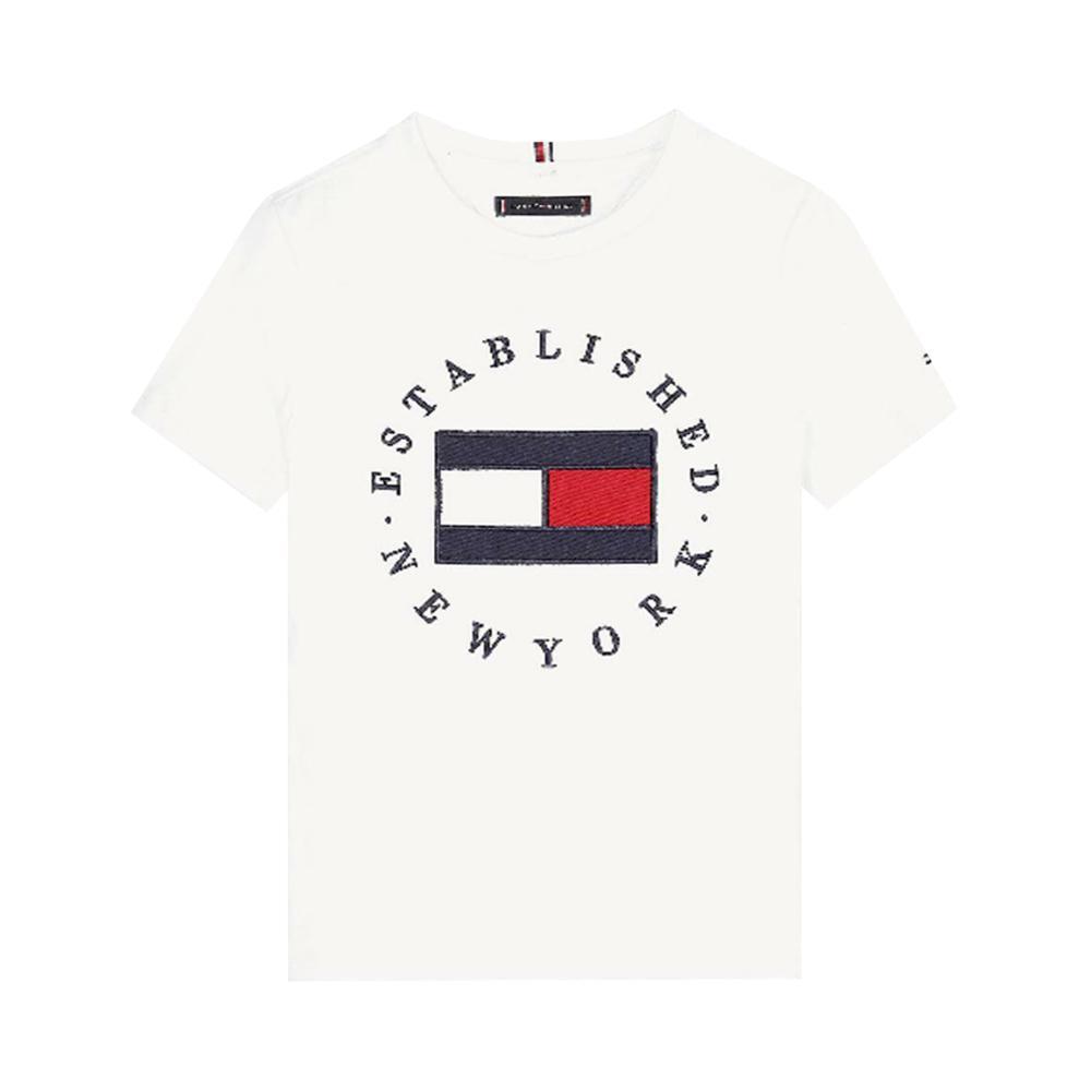 tommy hilfiger t-shirt tommy hilfiger. bianco