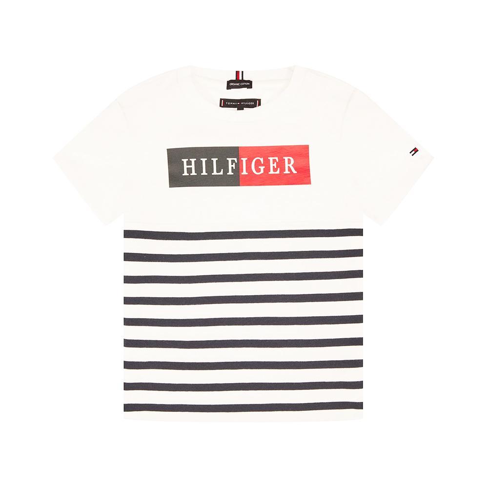 tommy hilfiger t-shirt tommy hilfiger. bianco/blu