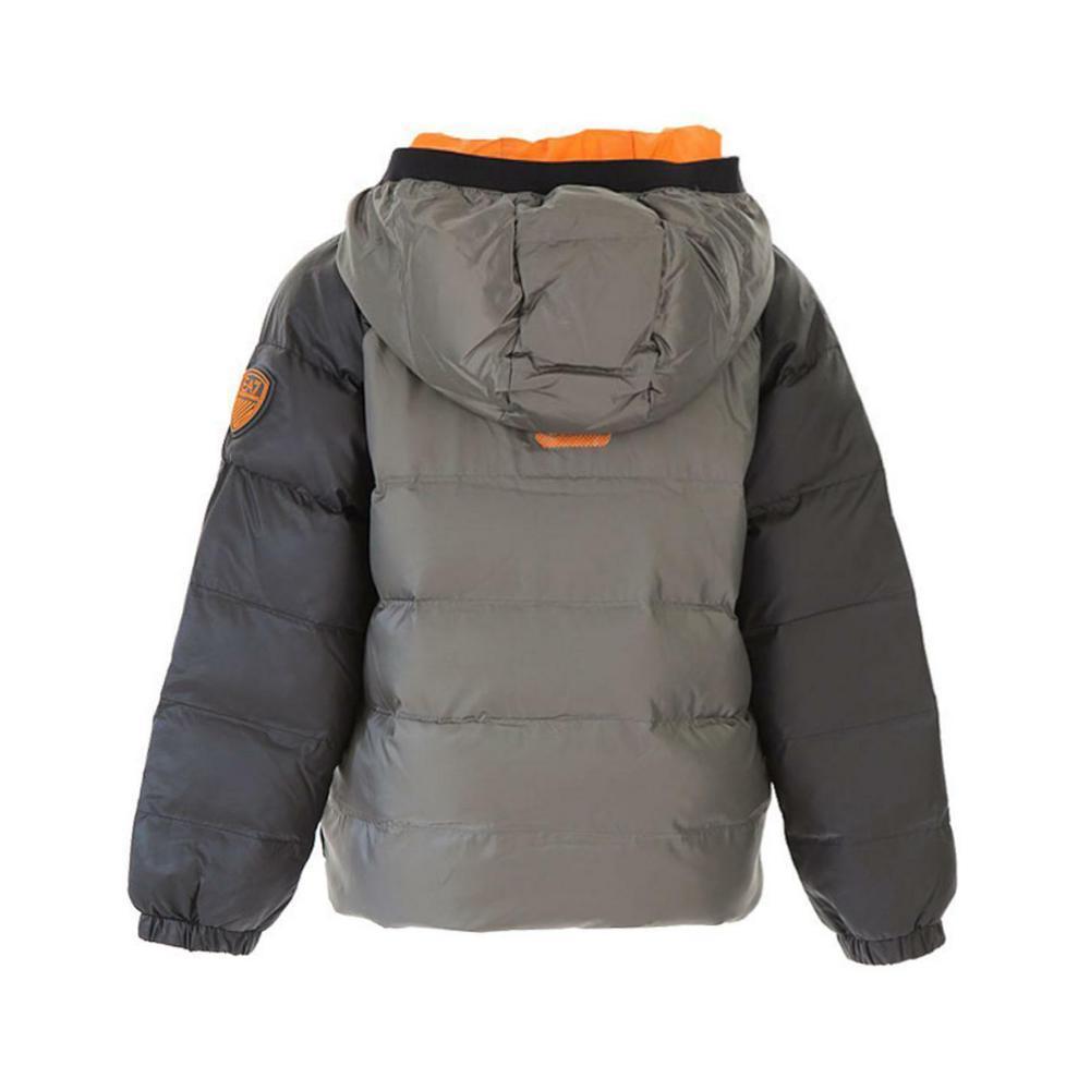 ea7 giubbotto ea7. grigio/nero/arancio