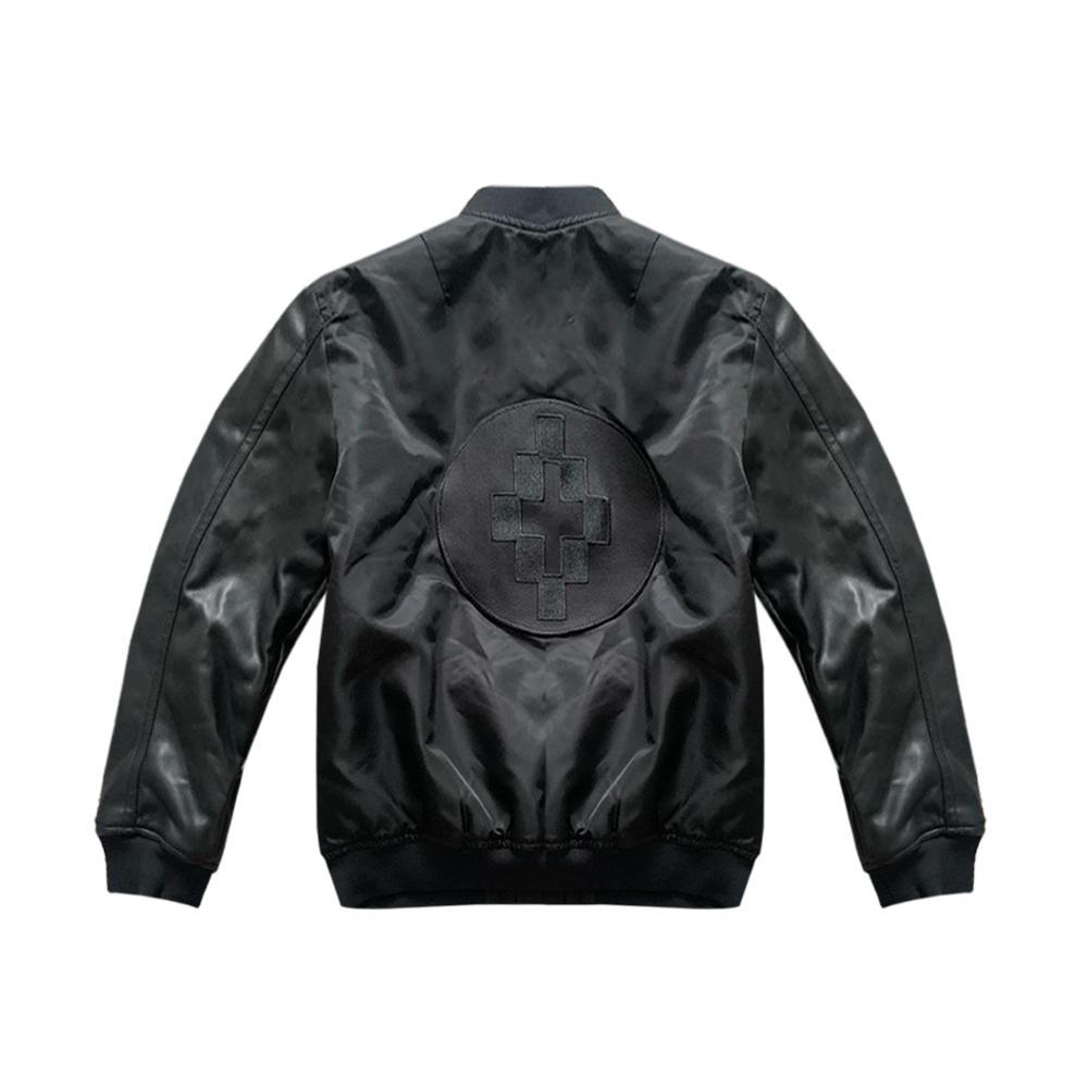 marcelo burlon giubbotto marcelo burlon. nero