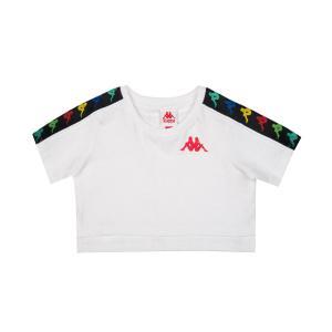 T-shirt. bianco/rosso