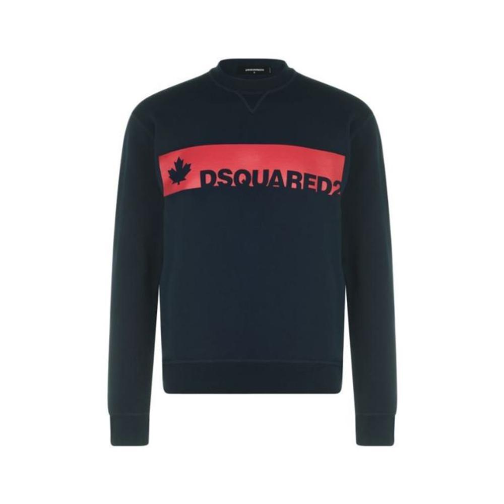 dsquared felpa dsquared. blu