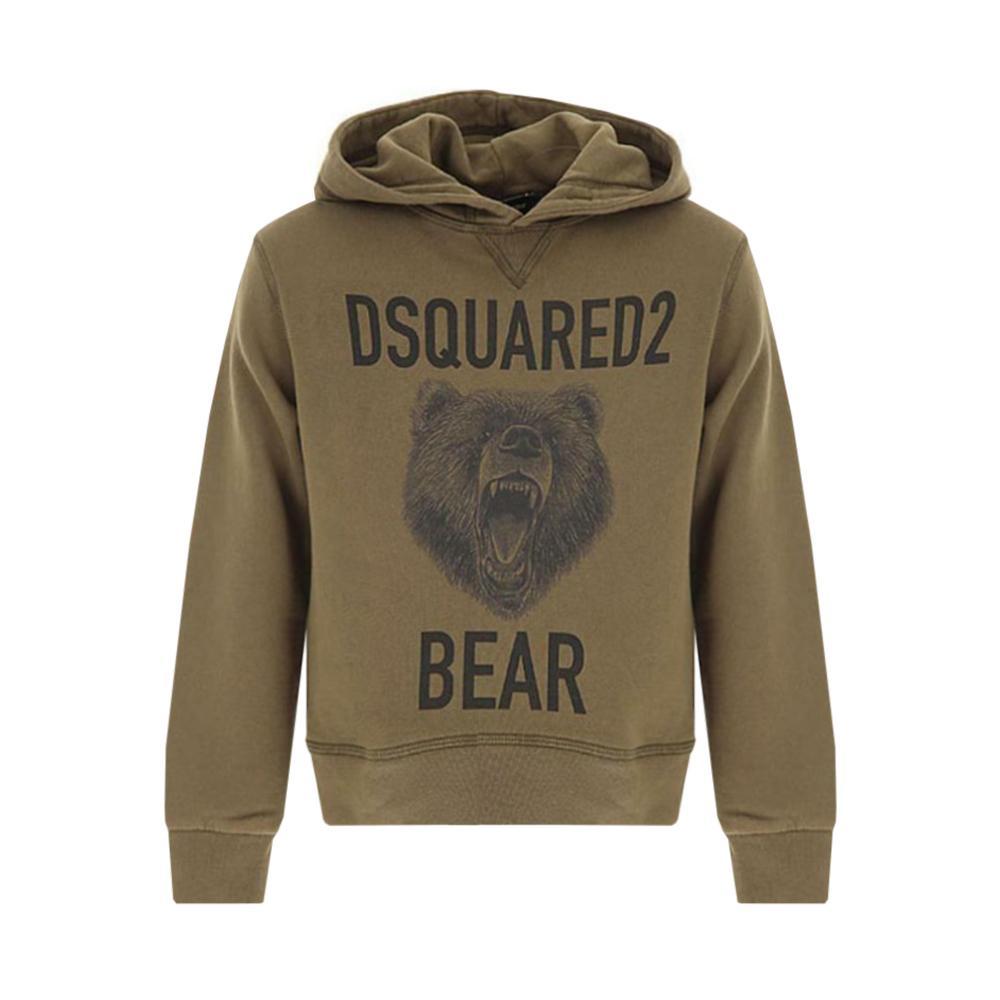 dsquared felpa dsquared. verde militare