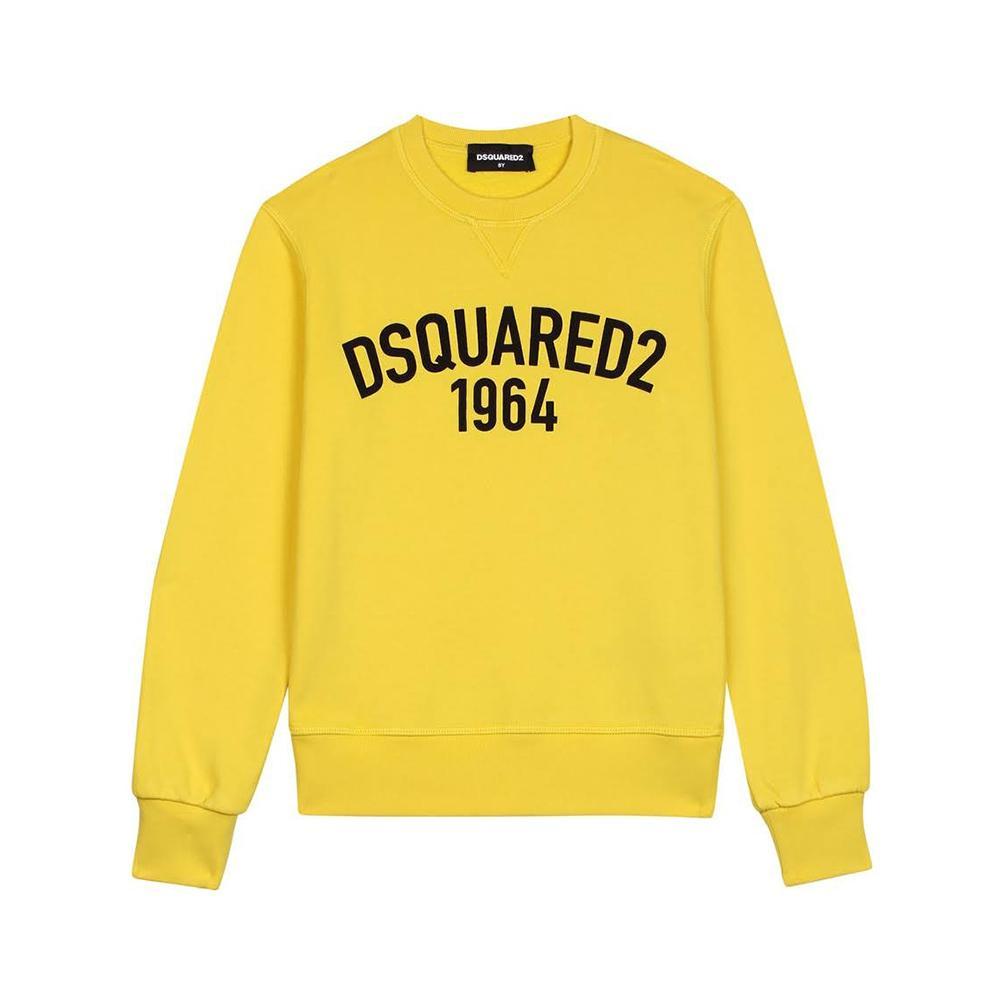 dsquared felpa dsquared. giallo