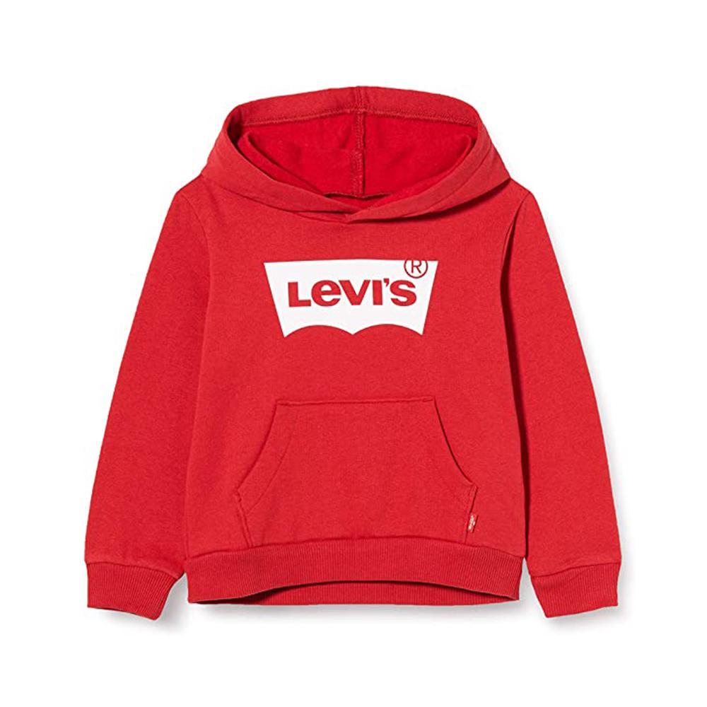 levis felpa levi's. rosso/bianco