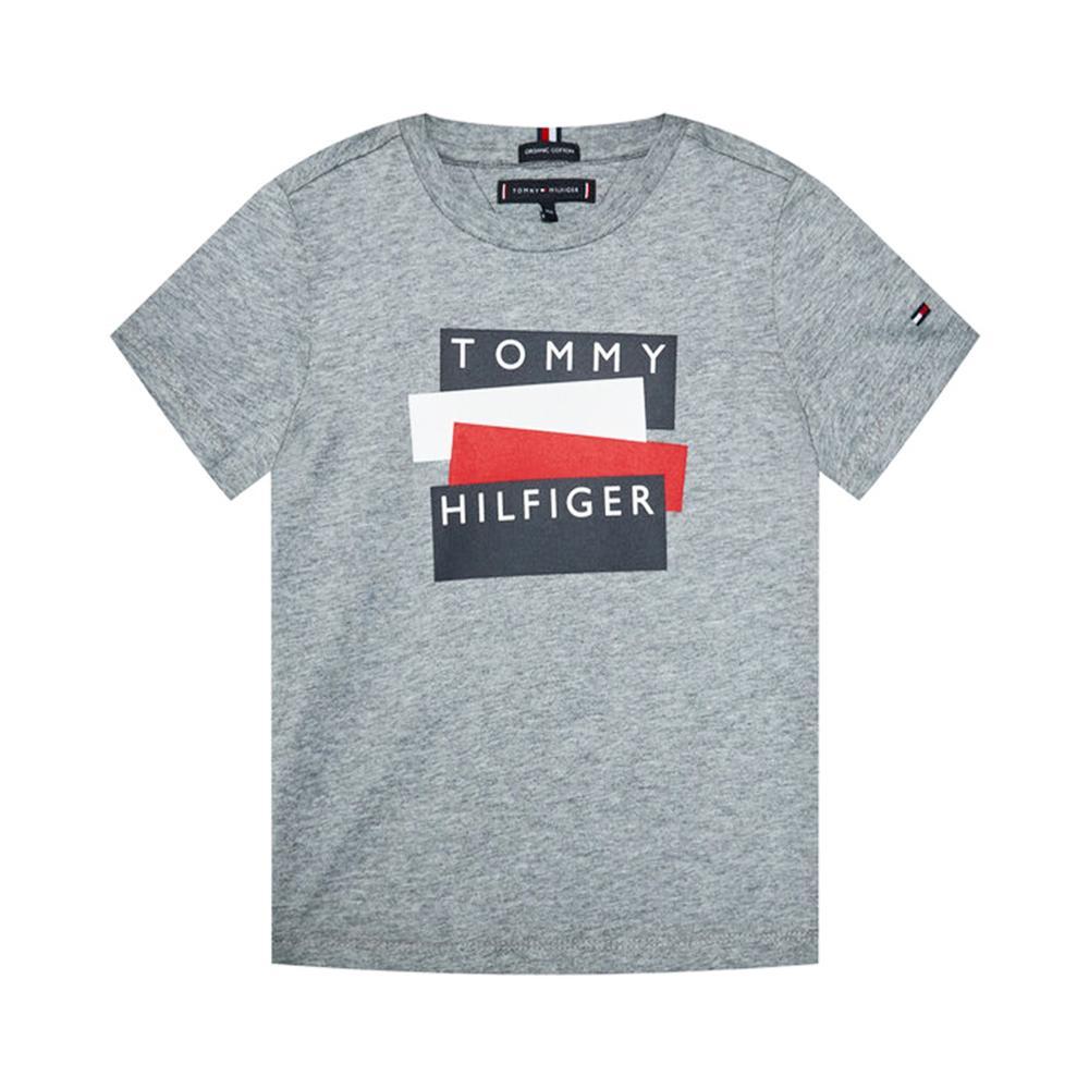 tommy hilfiger t-shirt tommy hilfiger. grigio - foto 1