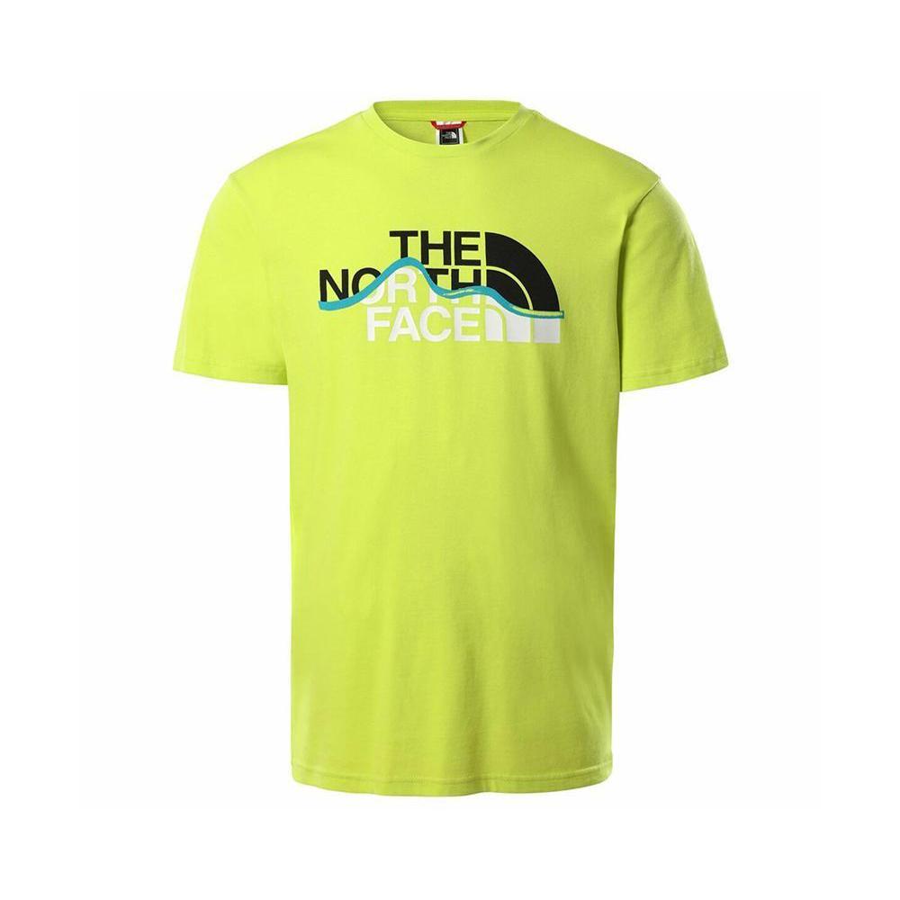 the north face t-shirt the north face. verde