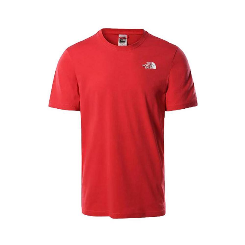 the north face t-shirt the north face. rosso/bianco - foto 1