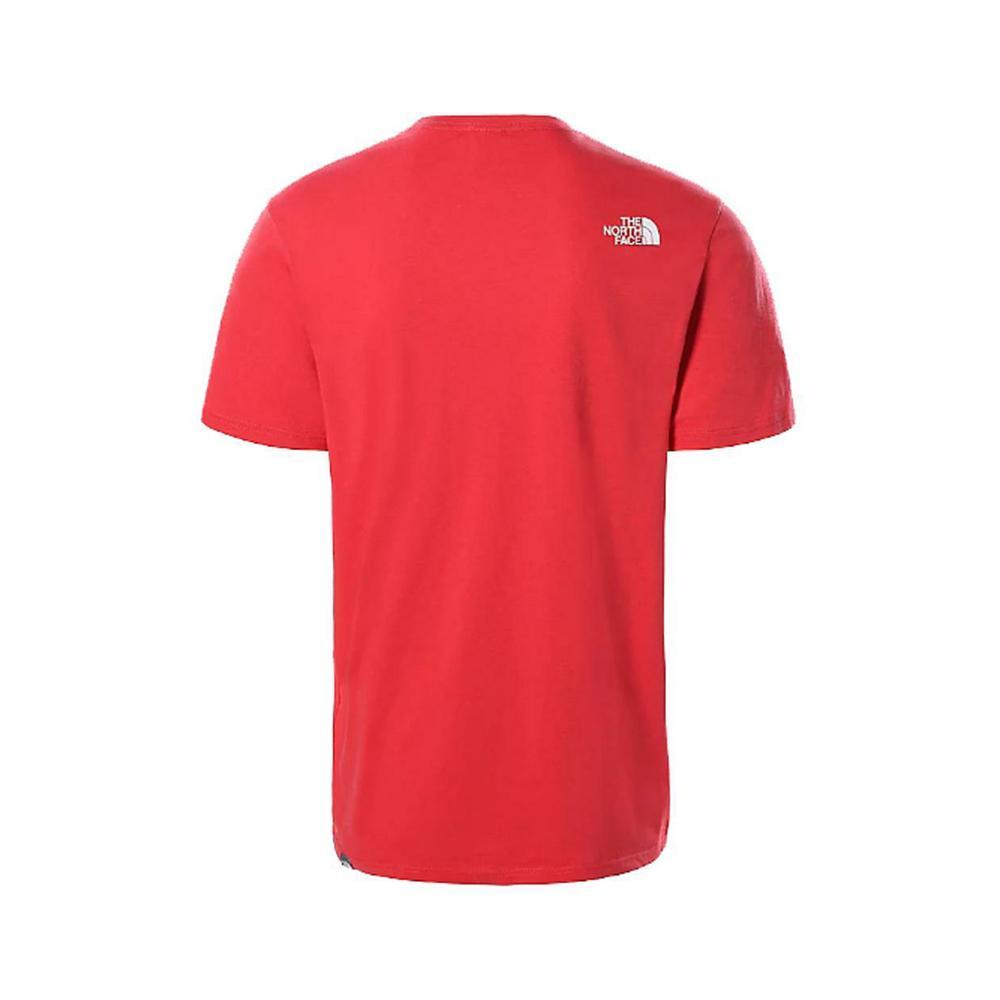 the north face t-shirt the north face. rosso/bianco - foto 2