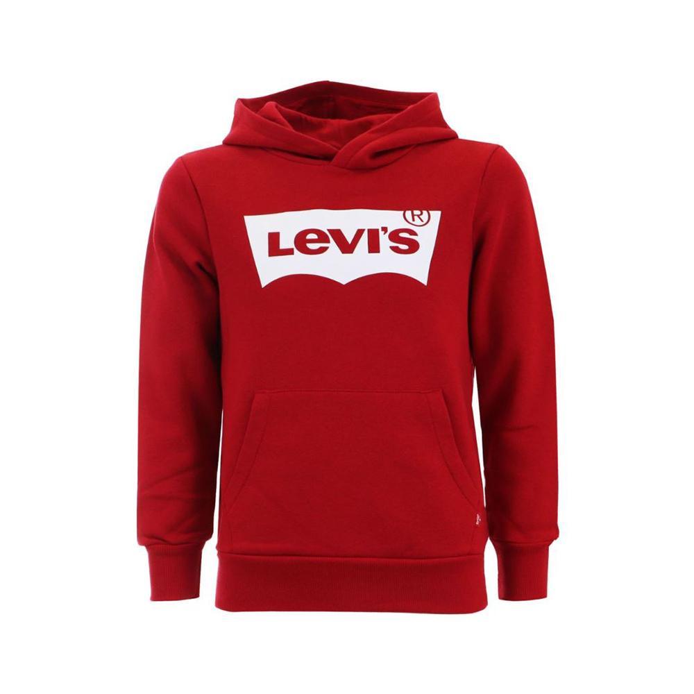 levis felpa levi's. rosso/bianco