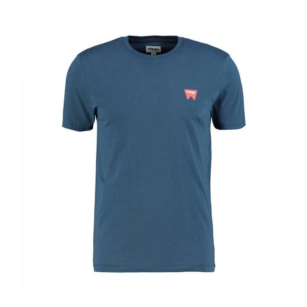 wrangler t-shirt wrangler. blu