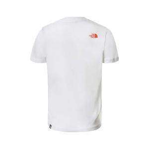 T-shirt . bianco/arancio