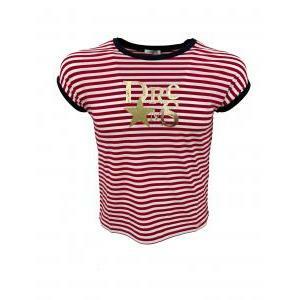 T-shirt  bambina rosso bianco ga1021j5003