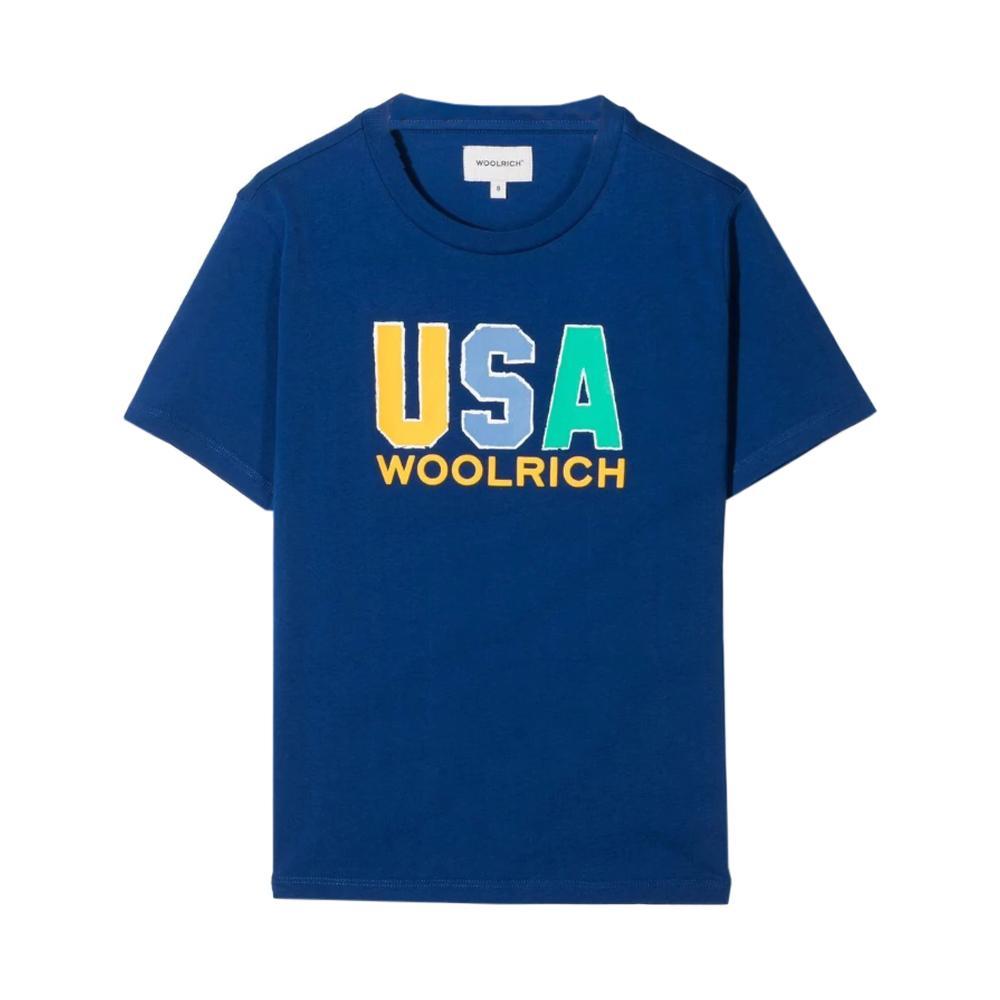 woolrich t-shirt woolrich. blu