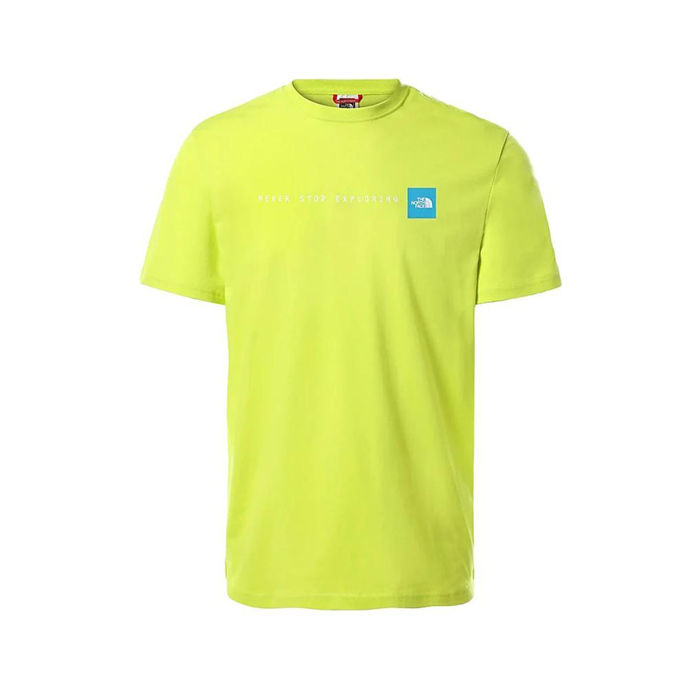 the north face t-shirt the north face. verde acido - foto 1