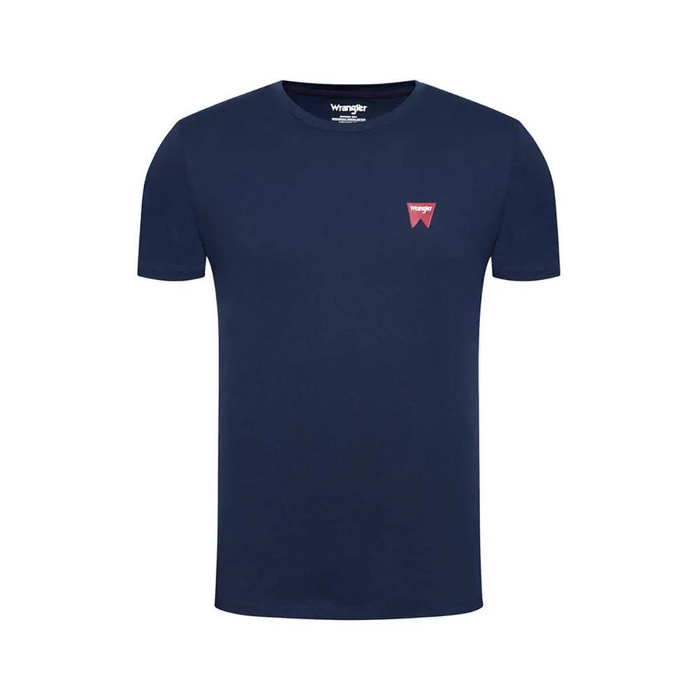 wrangler t-shirt wrangler. blu/rosso