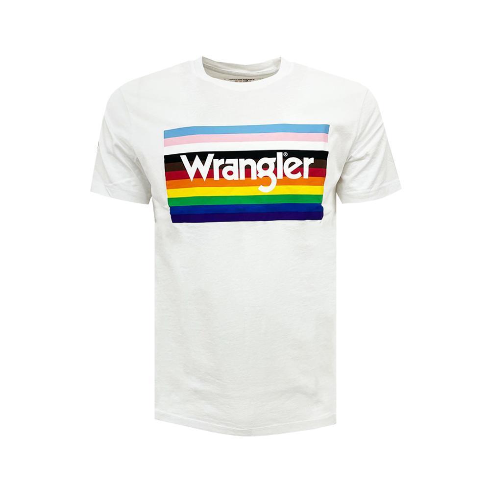 wrangler t-shirt wrangler. bianco