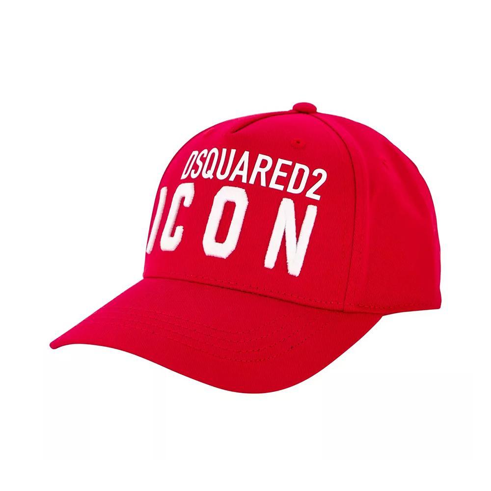 dsquared cappello dsquared. rosso