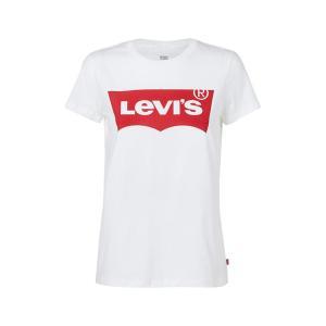 T-shirt levi's. bianco/rosso