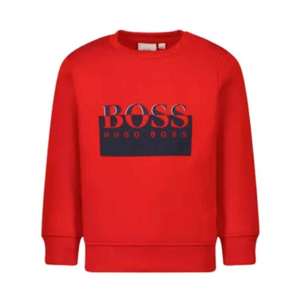 hugo boss felpa hugo boss. rosso