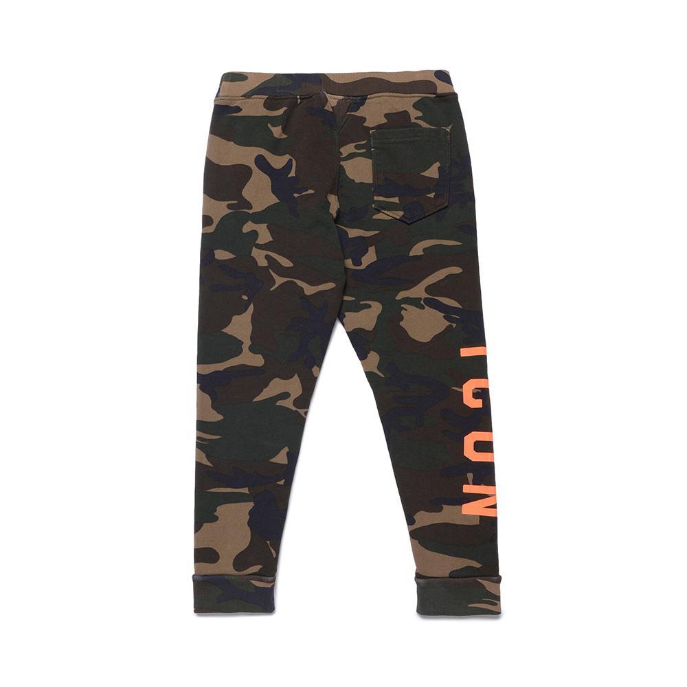 dsquared pantafelpa dsquared. camouflage/arancio