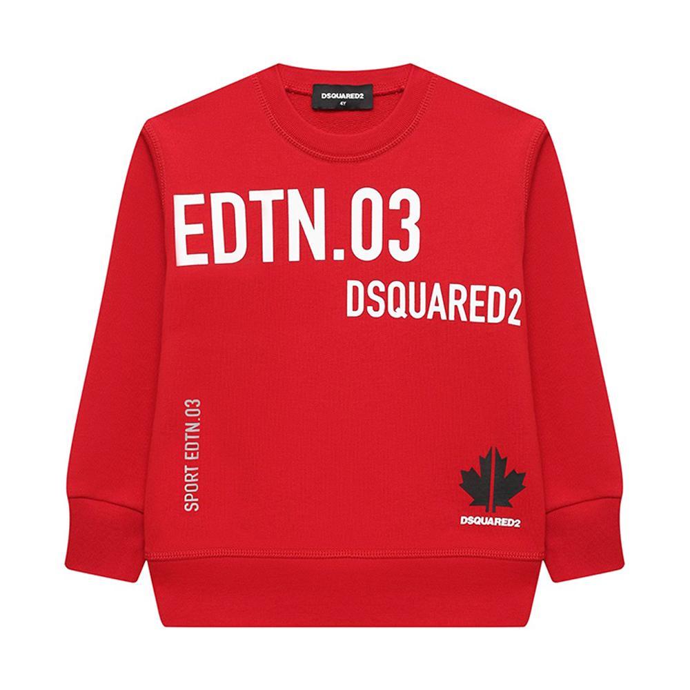 dsquared felpa dsquared. rosso - foto 1