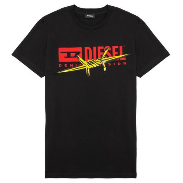 diesel t-shirt diesel. nero