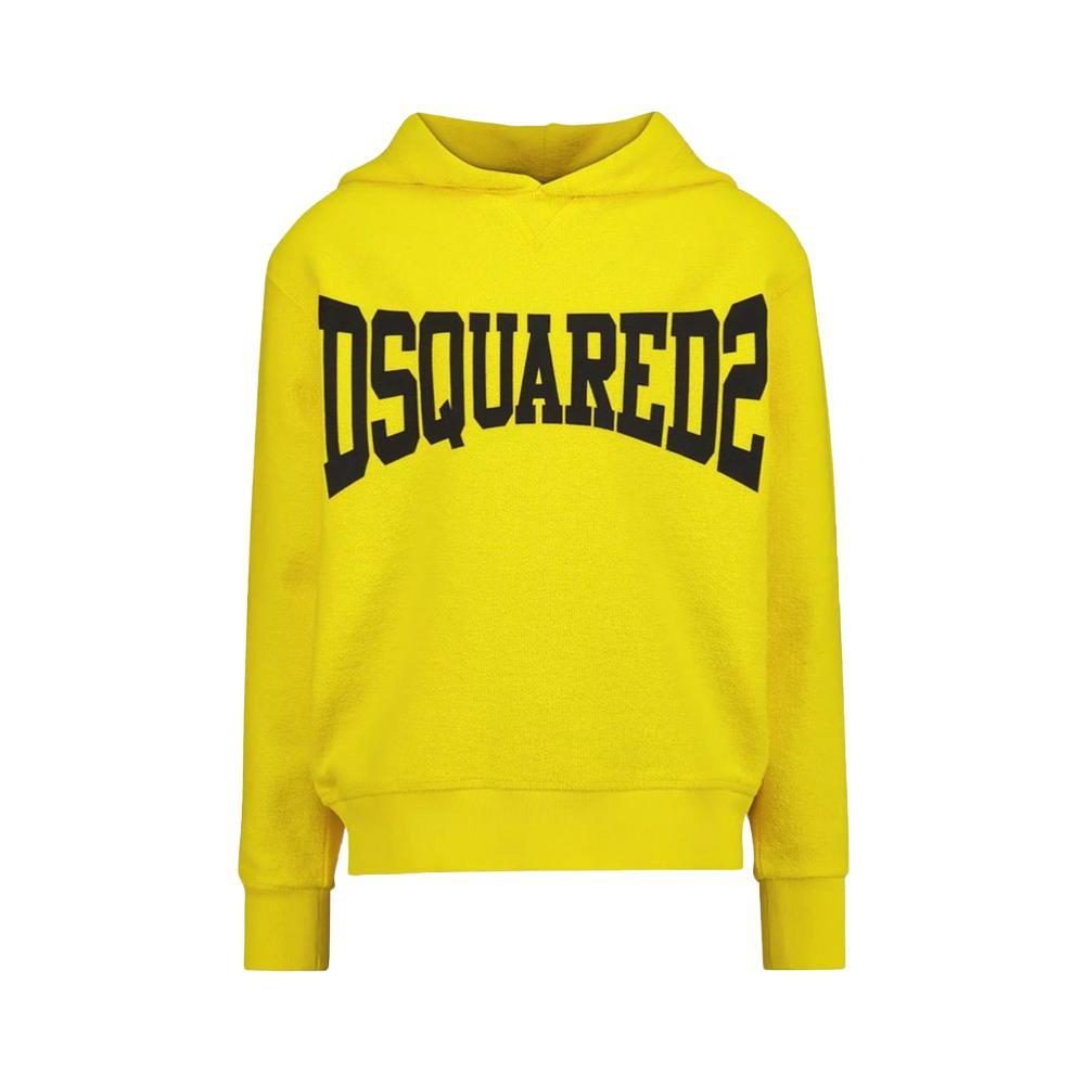 dsquared felpa dsquared. giallo