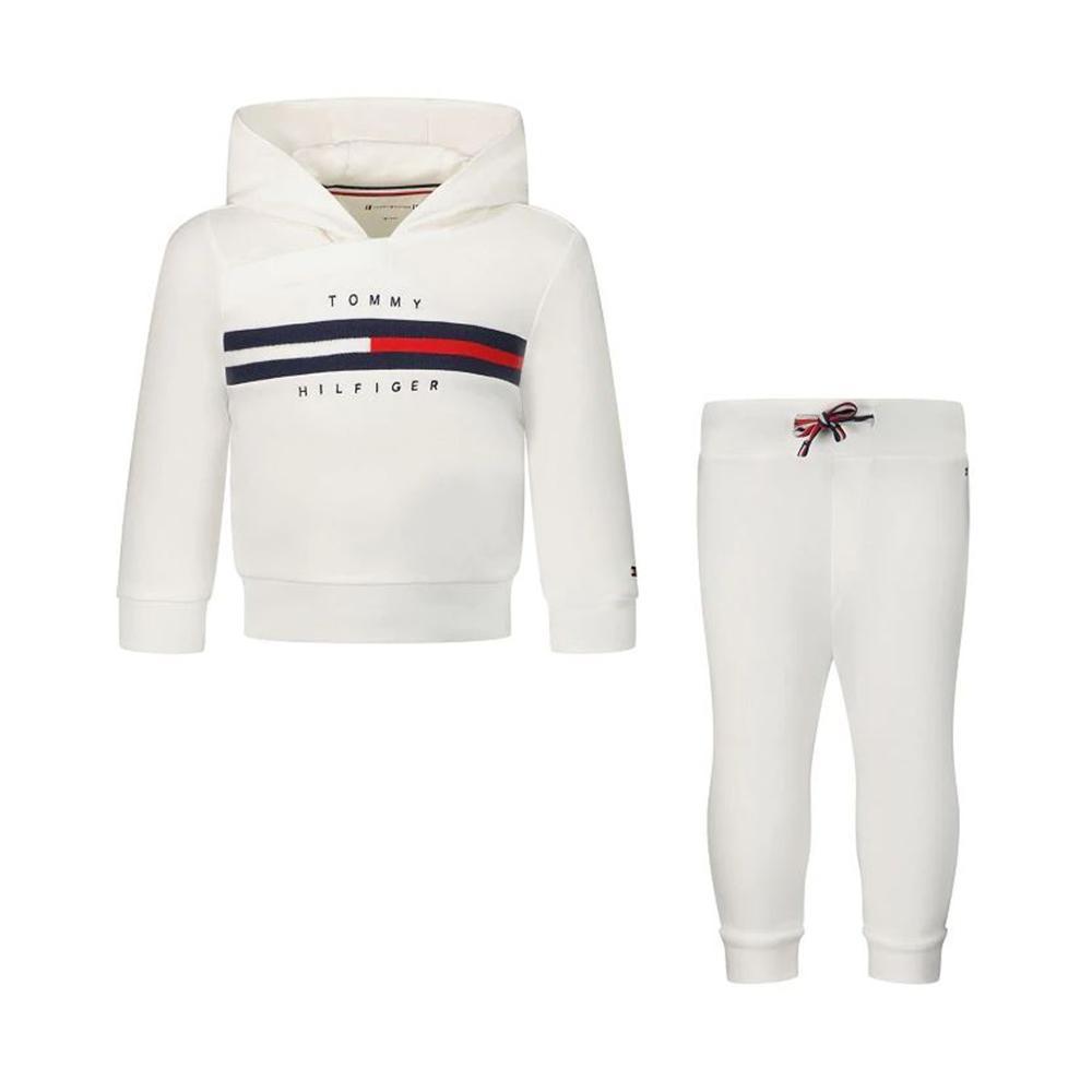 tommy hilfiger tuta tommy hilfiger. bianco