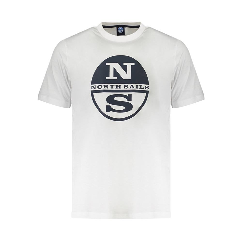 north sails t-shirt north sails. bianco