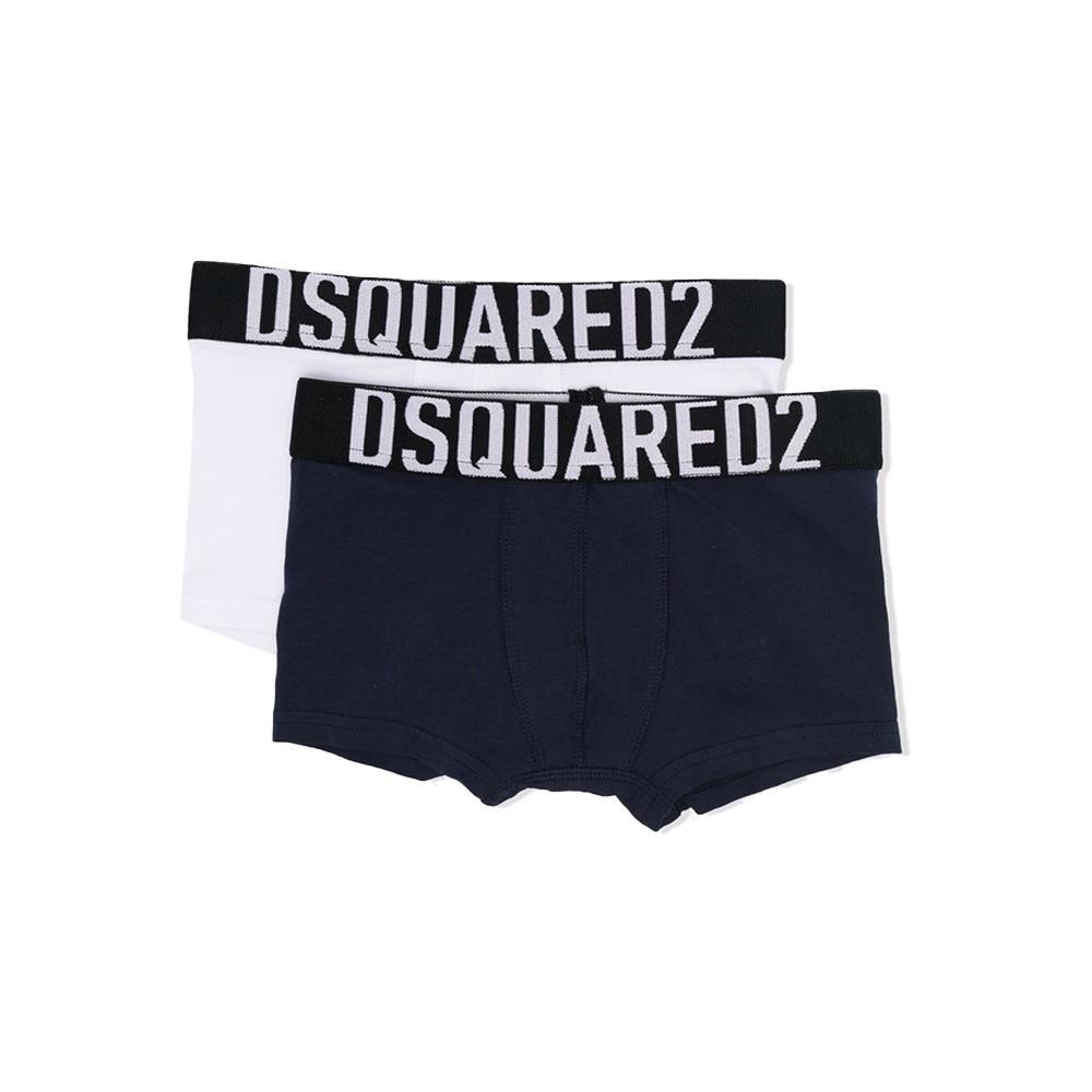 dsquared boxer dsquared. bianco/blu