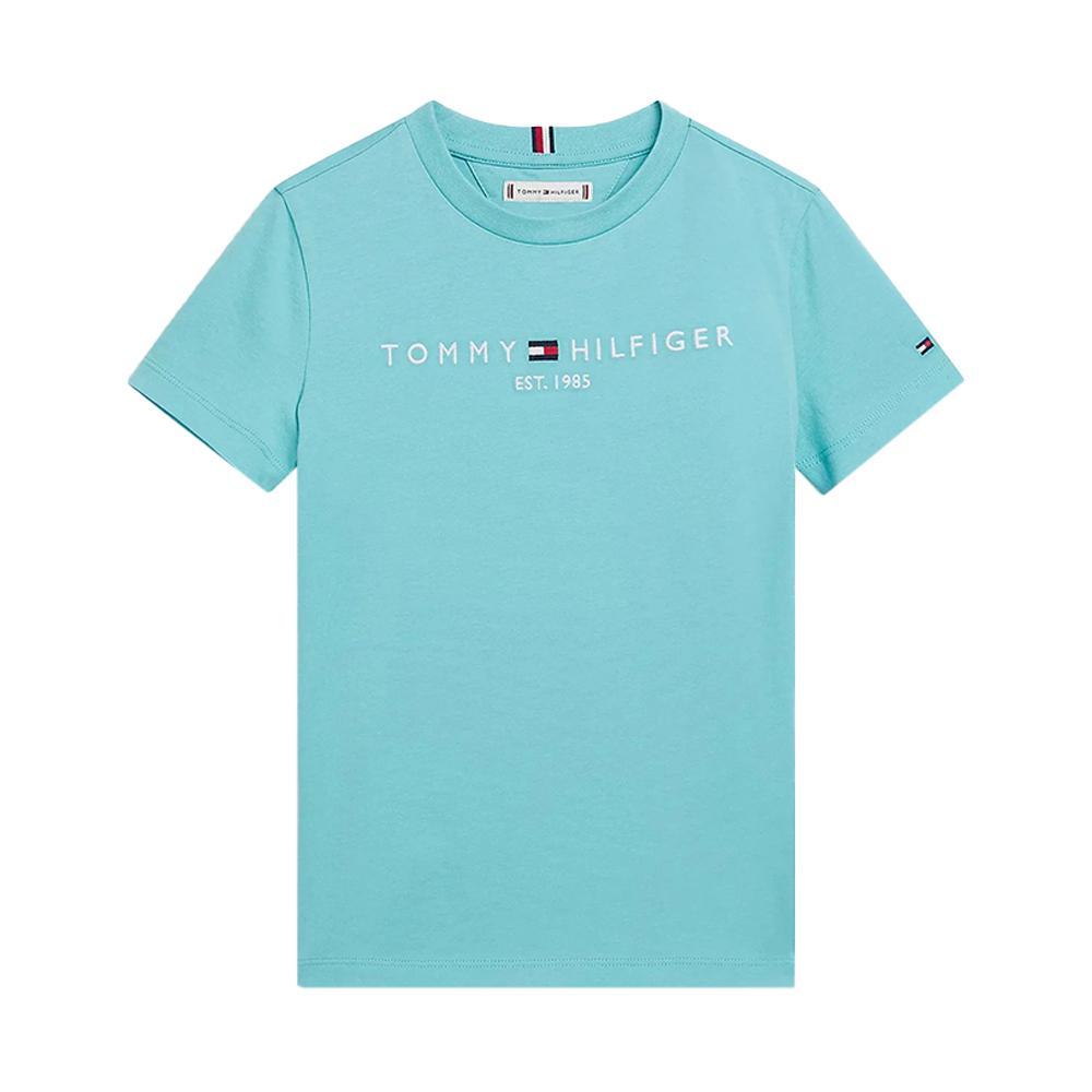 tommy hilfiger t-shirt tommy hilfiger. verde acqua - foto 1