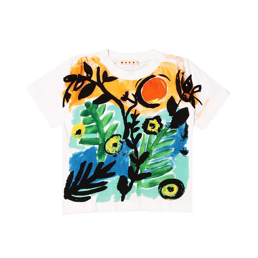 marni t-shirt marni. bianco