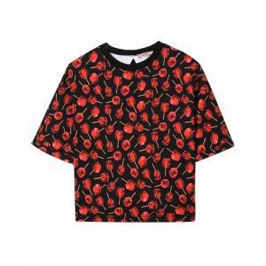 T-shirt . nero/rosso