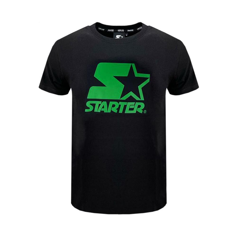 starter t-shirt starter. nero/verde - foto 1