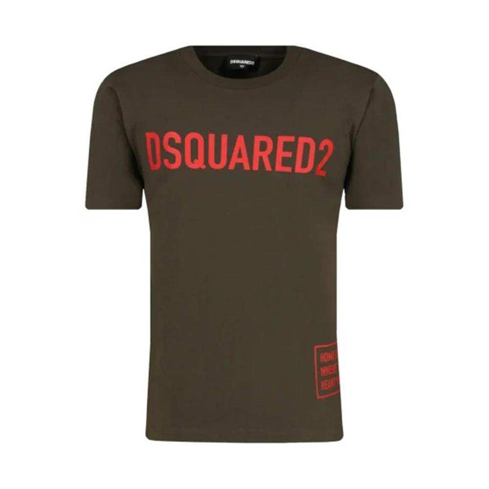 dsquared t-shirt dsquared. militare