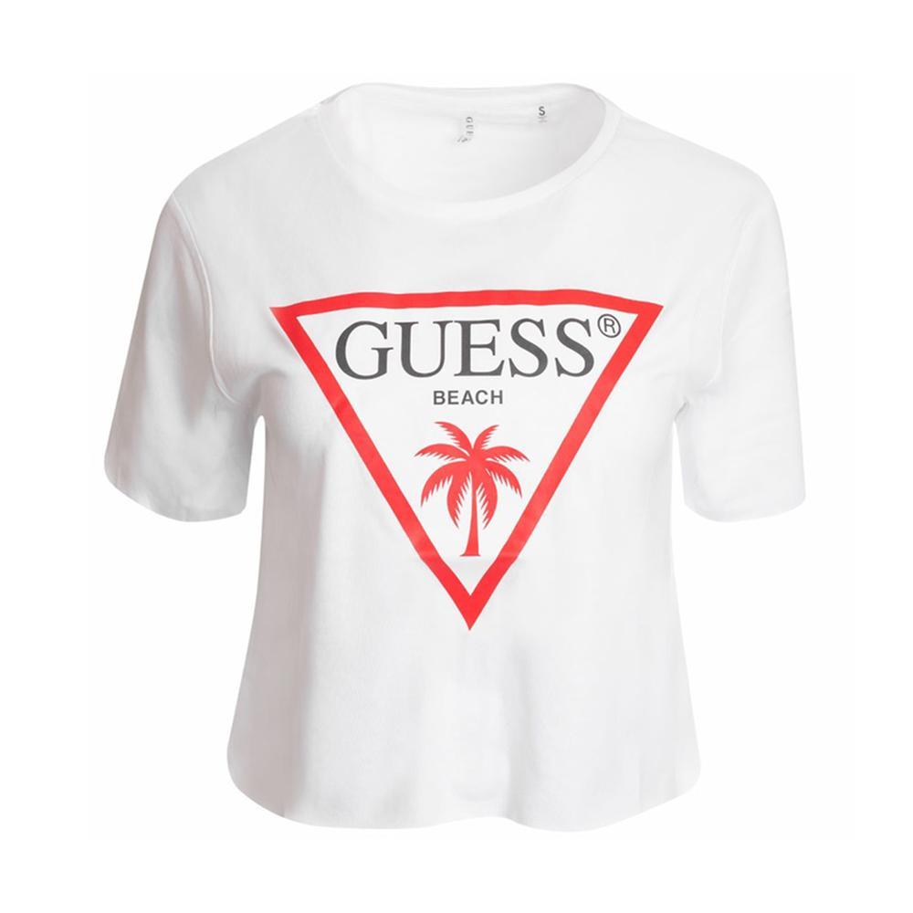 guess t-shirt guess. bianco - foto 1