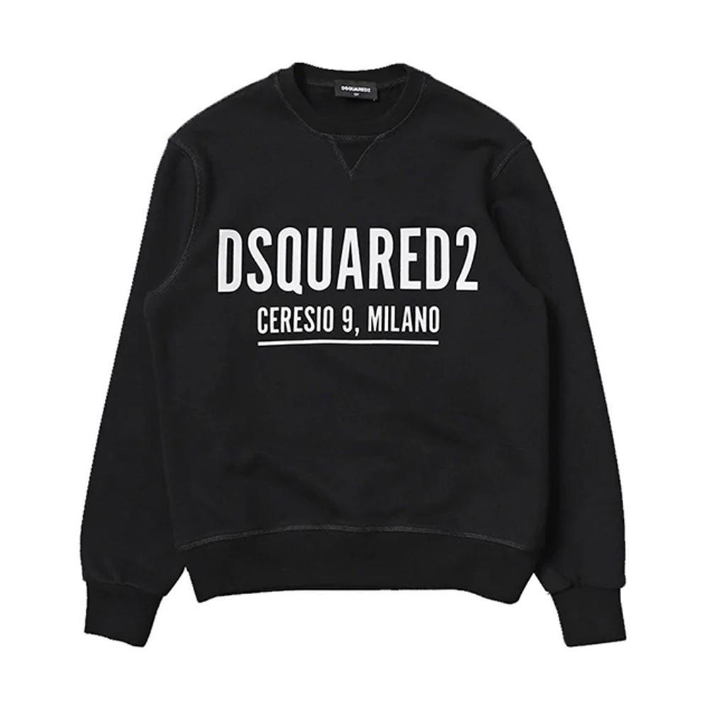 dsquared felpa dsquared. nero - foto 1