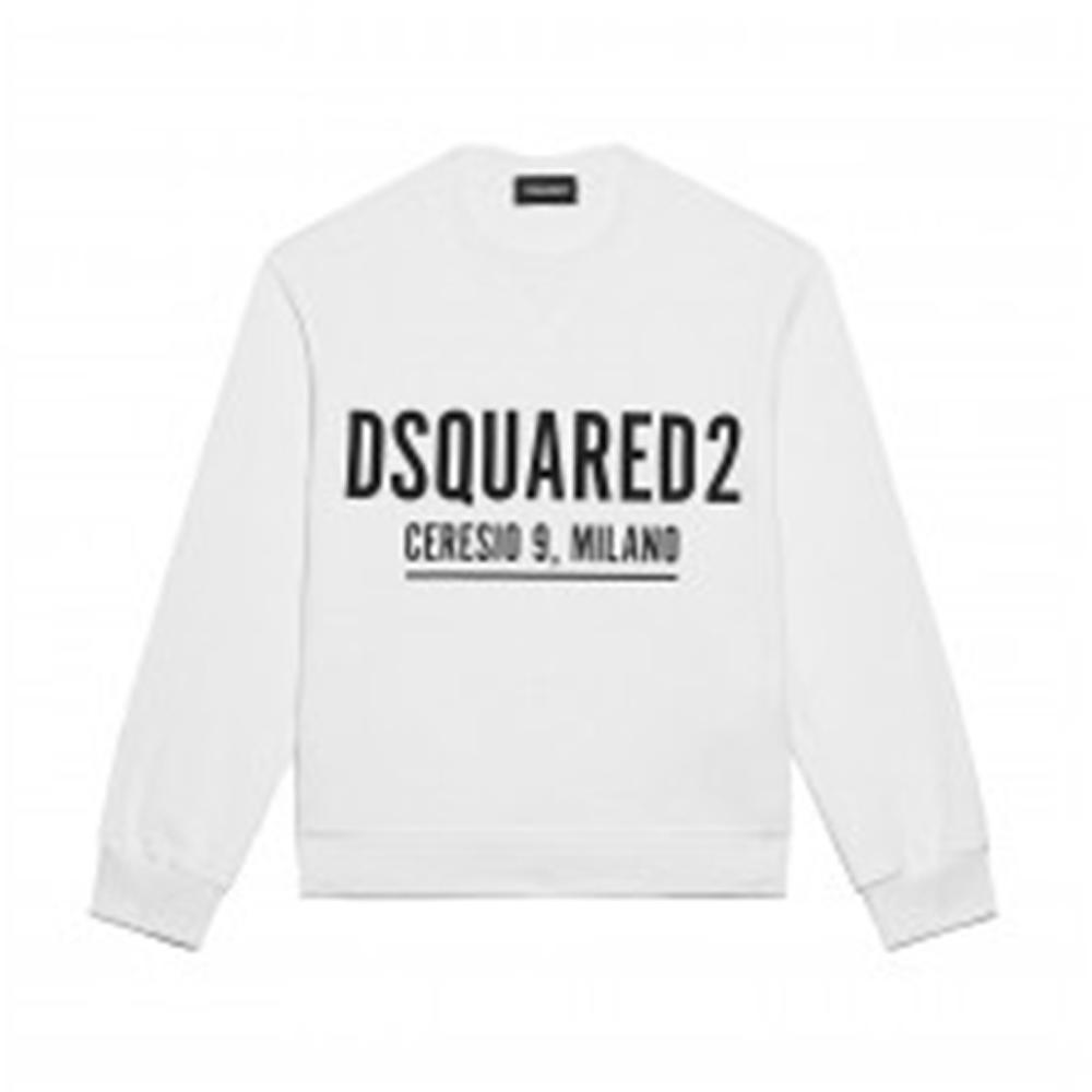 dsquared felpa dsquared. bianco - foto 1